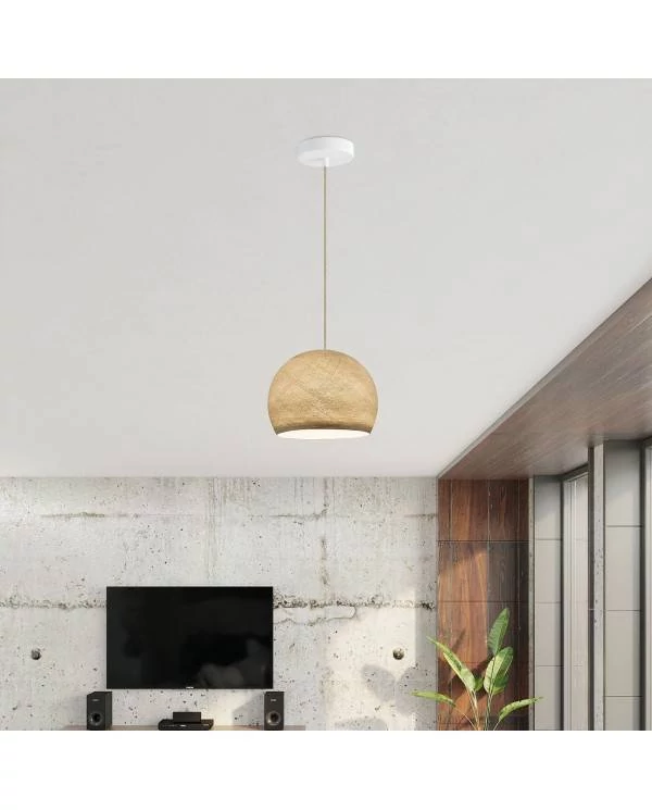 Lámpara colgante  Cupola con Pantalla hecha a mano