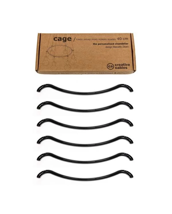 Cage Estructura circular para lámparas de 6 caídas