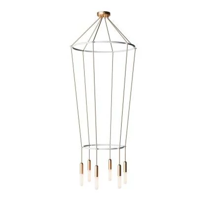 Cage P-light Lámpara de Araña a 6 caídas