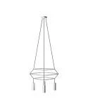 Lámpara de araña 3 Cage a 4 caídas Tub-E14