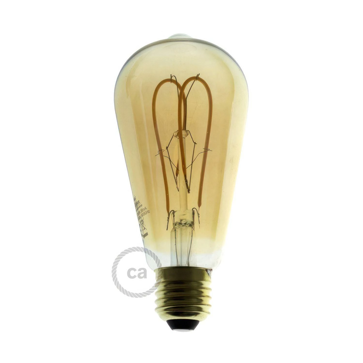 Cage Edison ST64 Lámpara de Araña a 6 caídas