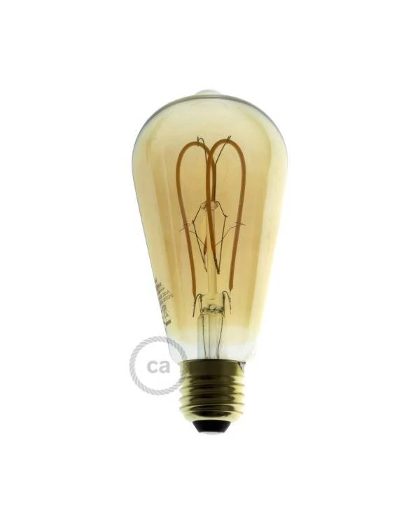 Cage Edison ST64 Lámpara de Araña a 6 caídas