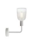 Lámpara Fermaluce Elle en metal con bombilla Crystal