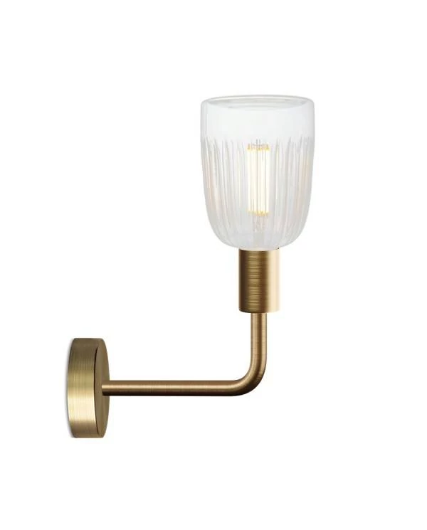 Lámpara Fermaluce Elle de metal con bombilla Crystal