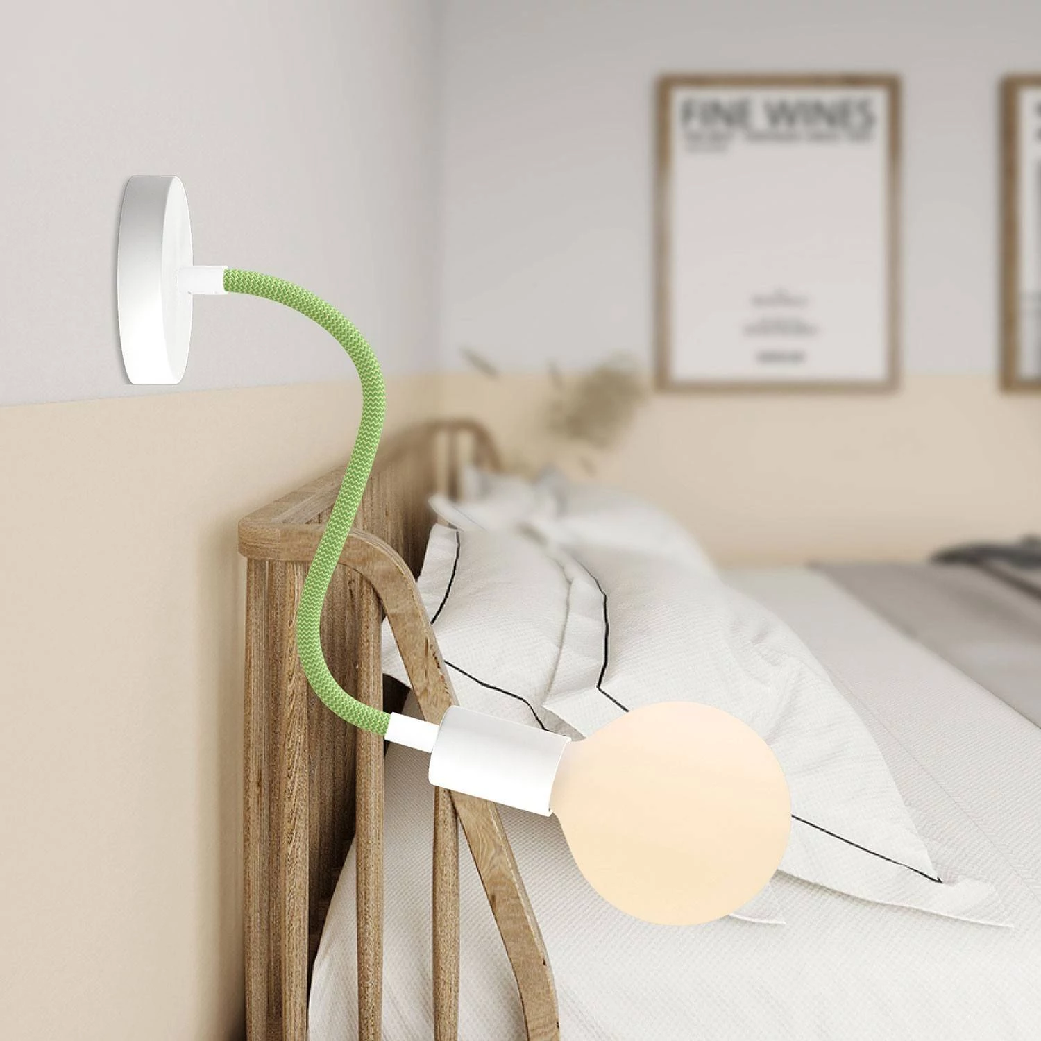 Creative Flex tubo flexible verde prado para lámpara
