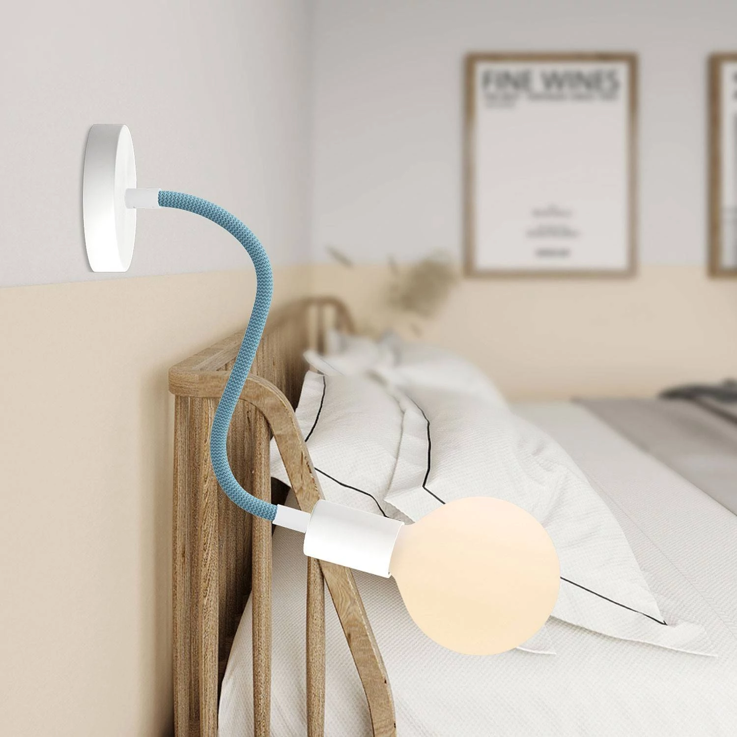 Creative Flex tubo flexible color petróleo para lámpara