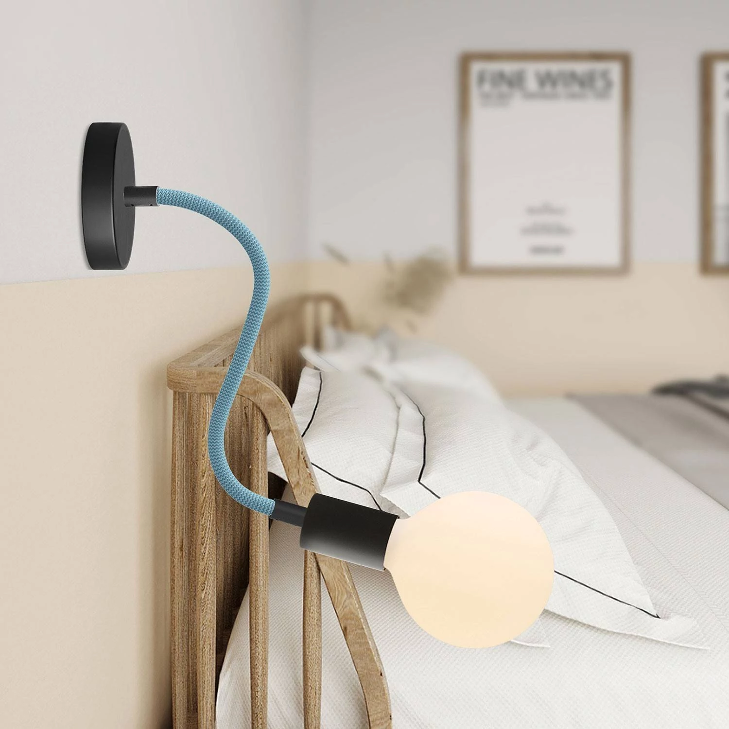 Creative Flex tubo flexible color petróleo para lámpara
