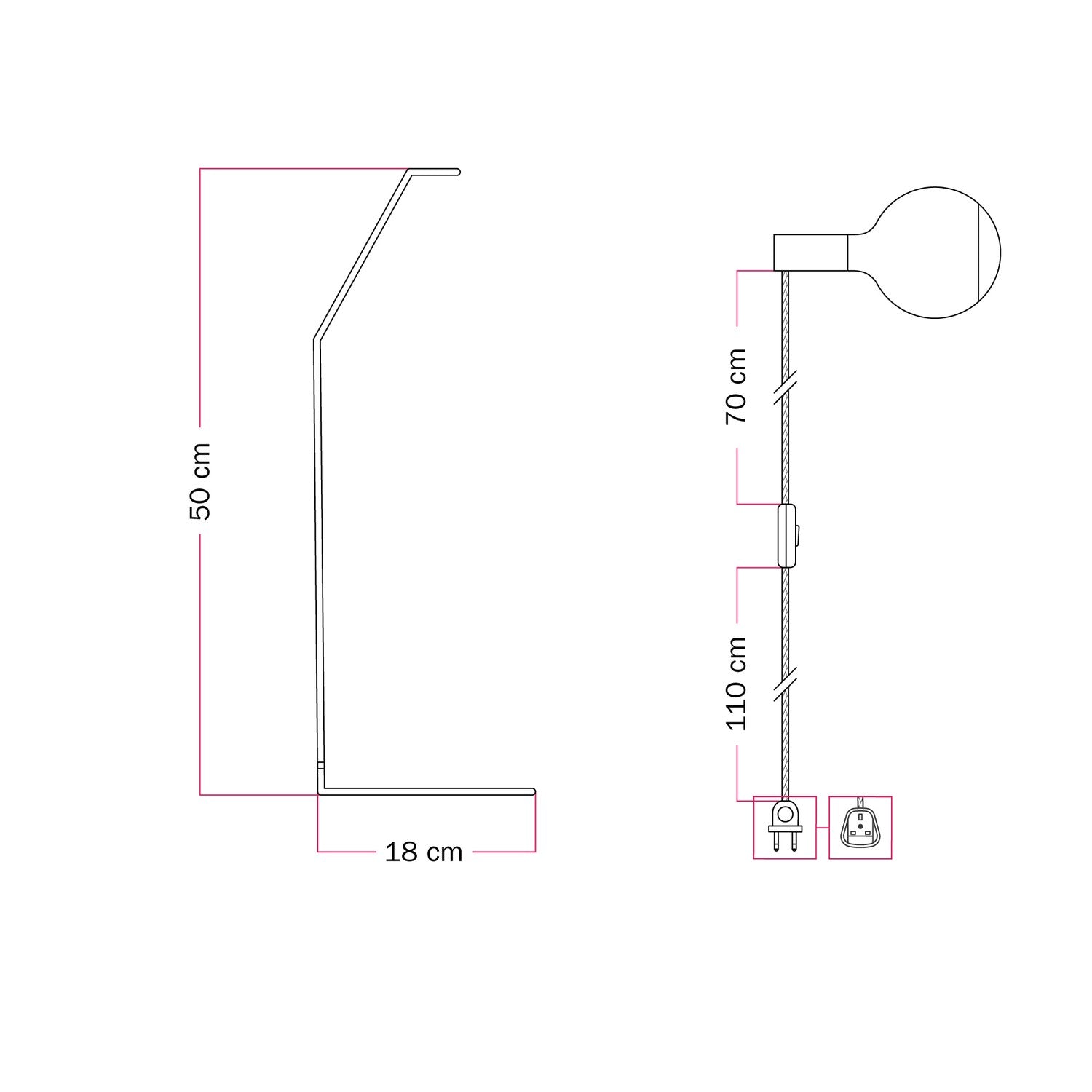 Koso Lucia - Lampada da tavolo - Giallo