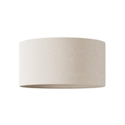 Paralume Cilindro XL in tessuto con attacco E27 - Made in Italy - Lana Sabbia