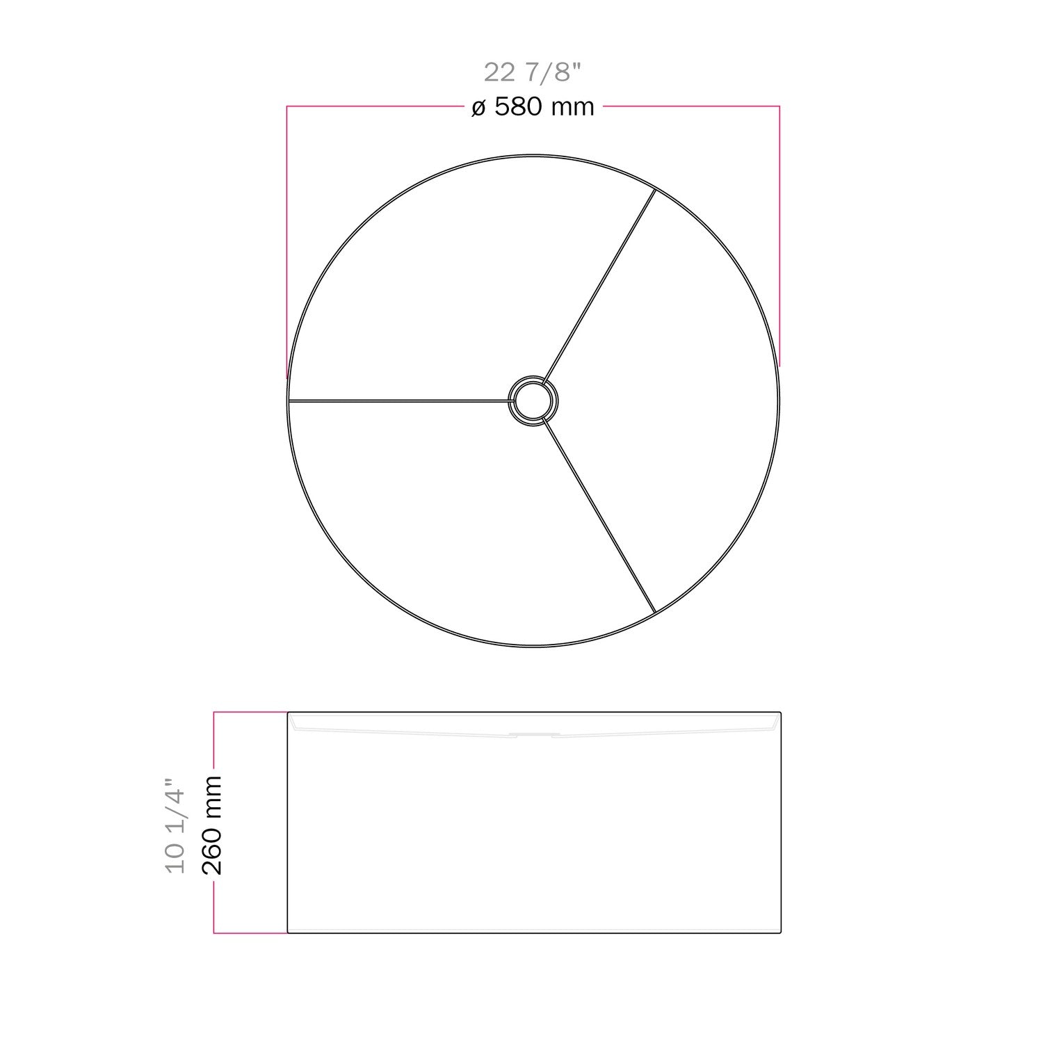 Paralume Cilindro XXL in tessuto con attacco E27 - Made in Italy - Arenal Sabbia