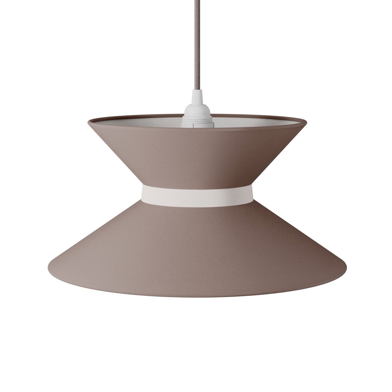 Paralume in tessuto Clessidra Arenal cenere - Made in Italy Arenal sabbia