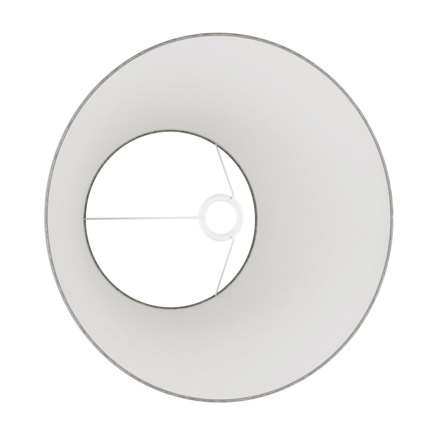 Paralume Impero L per lampada da tavolo o applique con attacco E27 - Made in Italy - Camelot Grigio