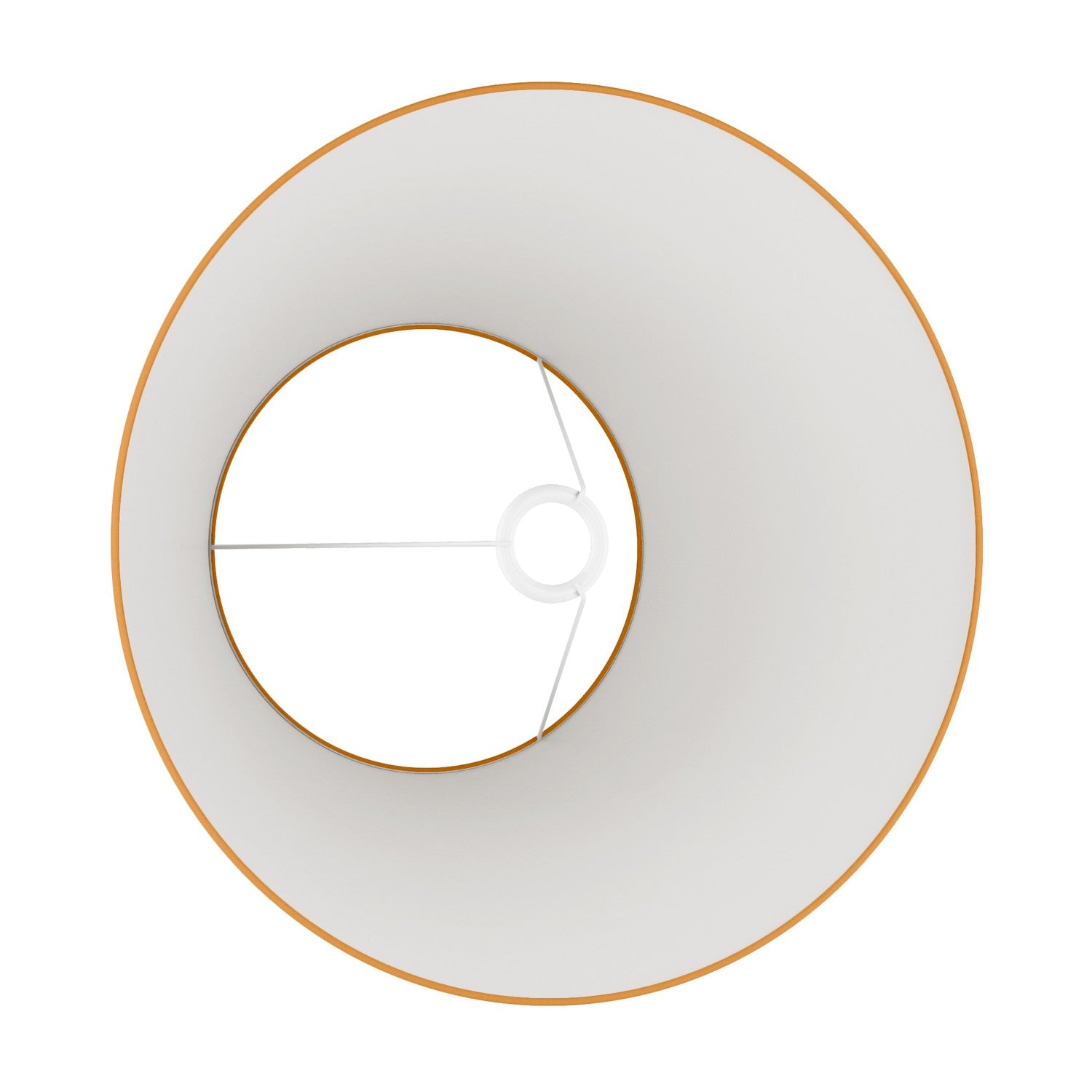 Paralume Impero L per lampada da tavolo o applique con attacco E27 - Made in Italy - Teletta Mandarino