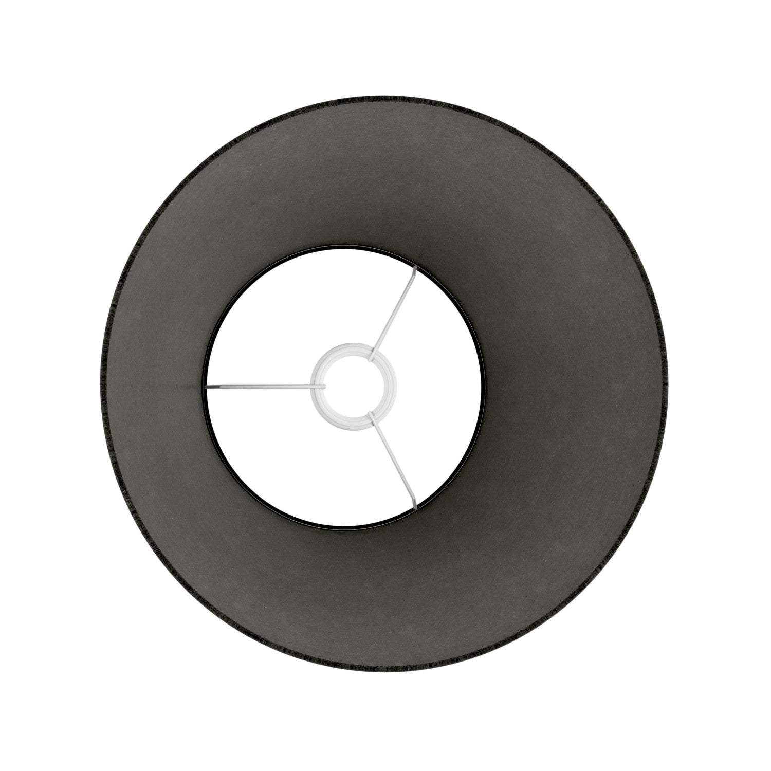 Paralume Impero M per sospensione con attacco E27 - Made in Italy - Lana Grigio Scuro