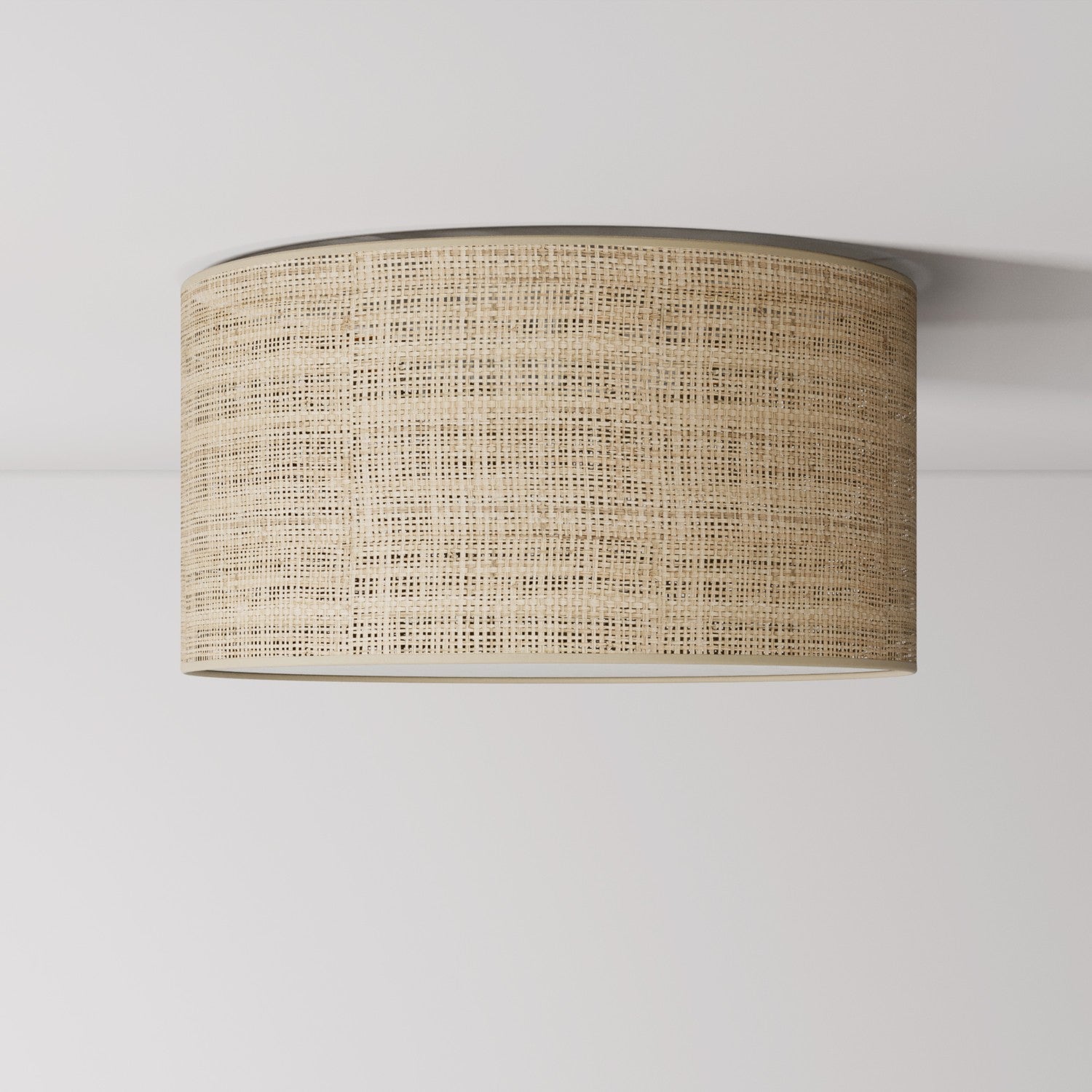 Plafoniera in tessuto Medium - Made in Italy - Raphia