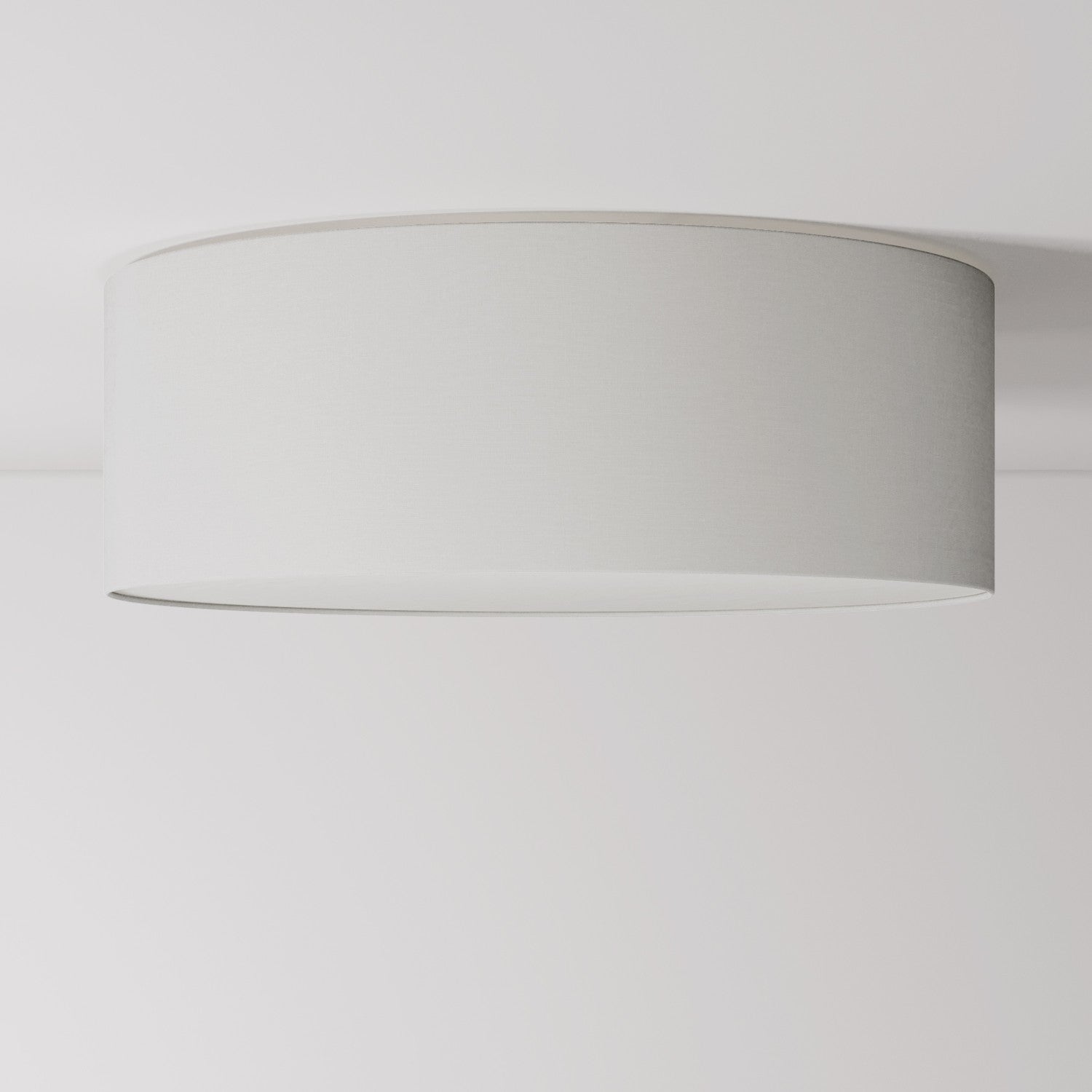 Plafoniera in tessuto Large Lino crudo - Made in Italy