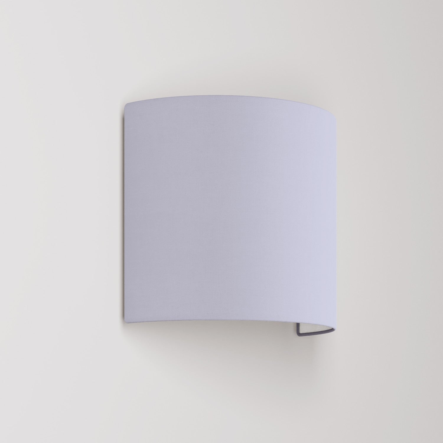 Applique Ventola con paralume in tessuto Teletta lilla - Made in Italy