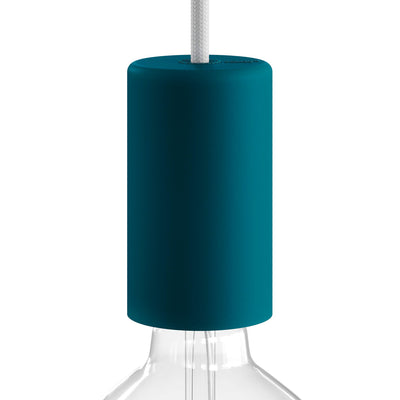 EIVA ELEGANT, kit de portalámparas para exterior E27 IP65 en silicona para sistema Modulair - Petróleo