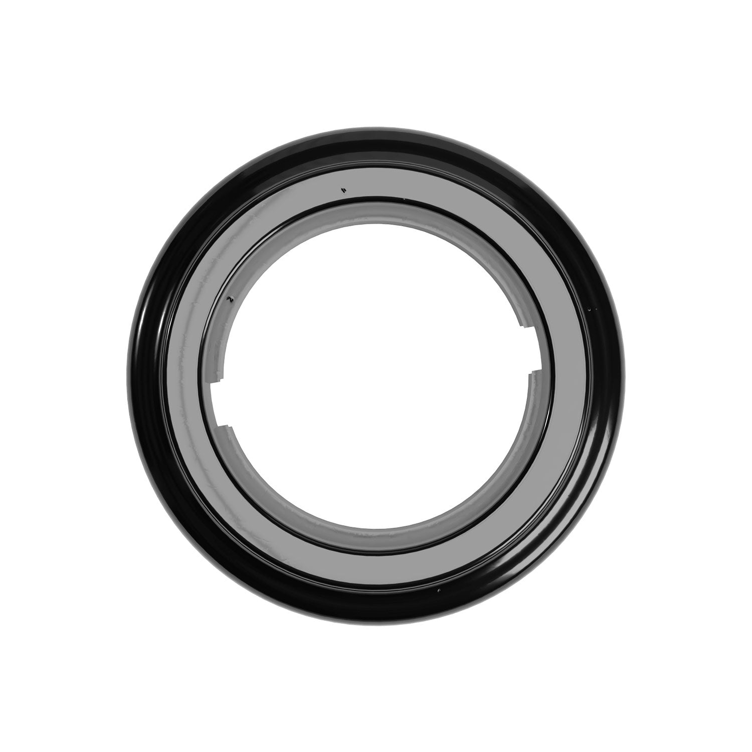 Base in porcellana per presa elettrica e per interruttore/deviatore - Nero