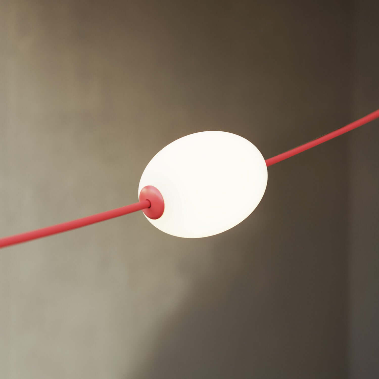 Catena luminosa 6 punti luce da esterno IP67 Rosso stella marina - Marina6