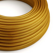 Cavo tessile Oro lucido - L'Originale Creative-Cables - RM05 rotondo 2x0,75mm / 3x0,75mm