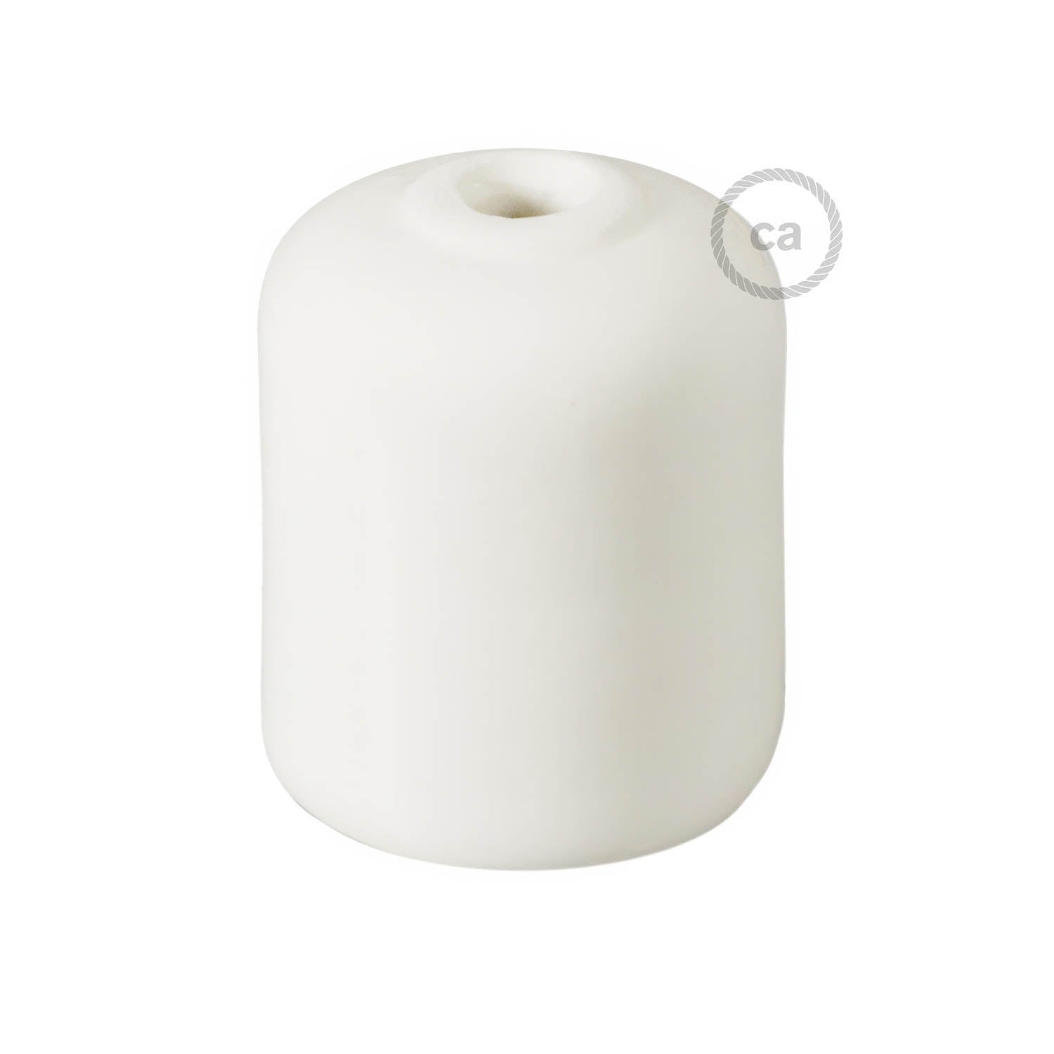 Kit portalampada E27 in ceramica - Bianco