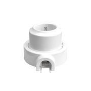 Kit presa a muro di tipo francese e base per Creative - Tubes in porcellana - Bianco - Creative Cables