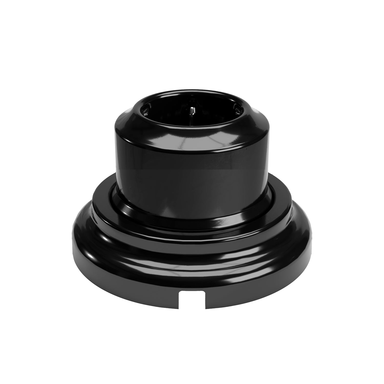 Kit presa Schuko da parete e base in porcellana - Nero - Creative Cables