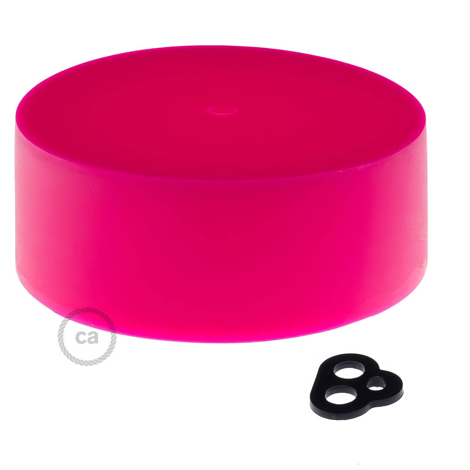 Kit rosone cilindrico in silicone - Fucsia - Creative Cables