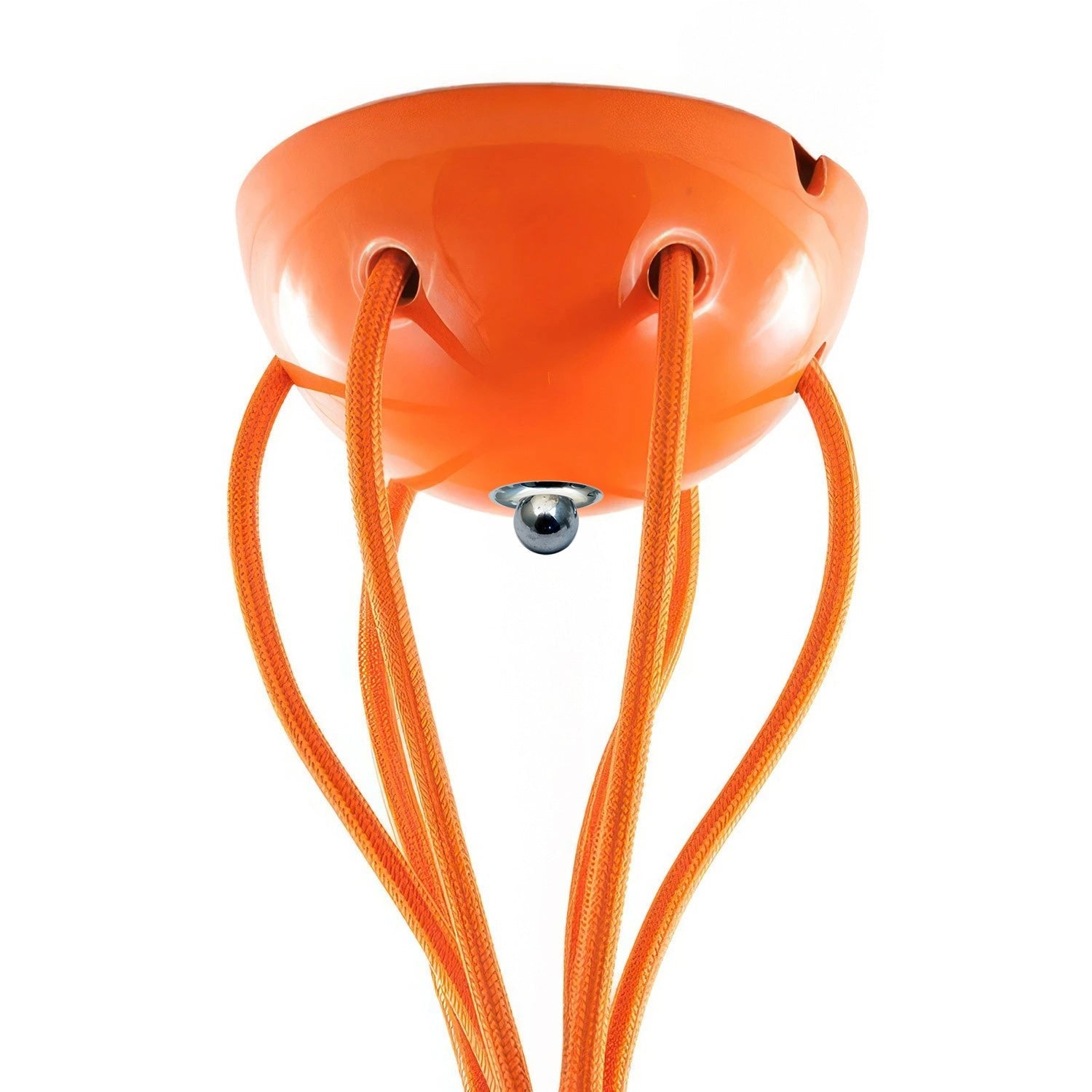 Kit rosone in ceramica a 6 fori - Arancione - Creative Cables