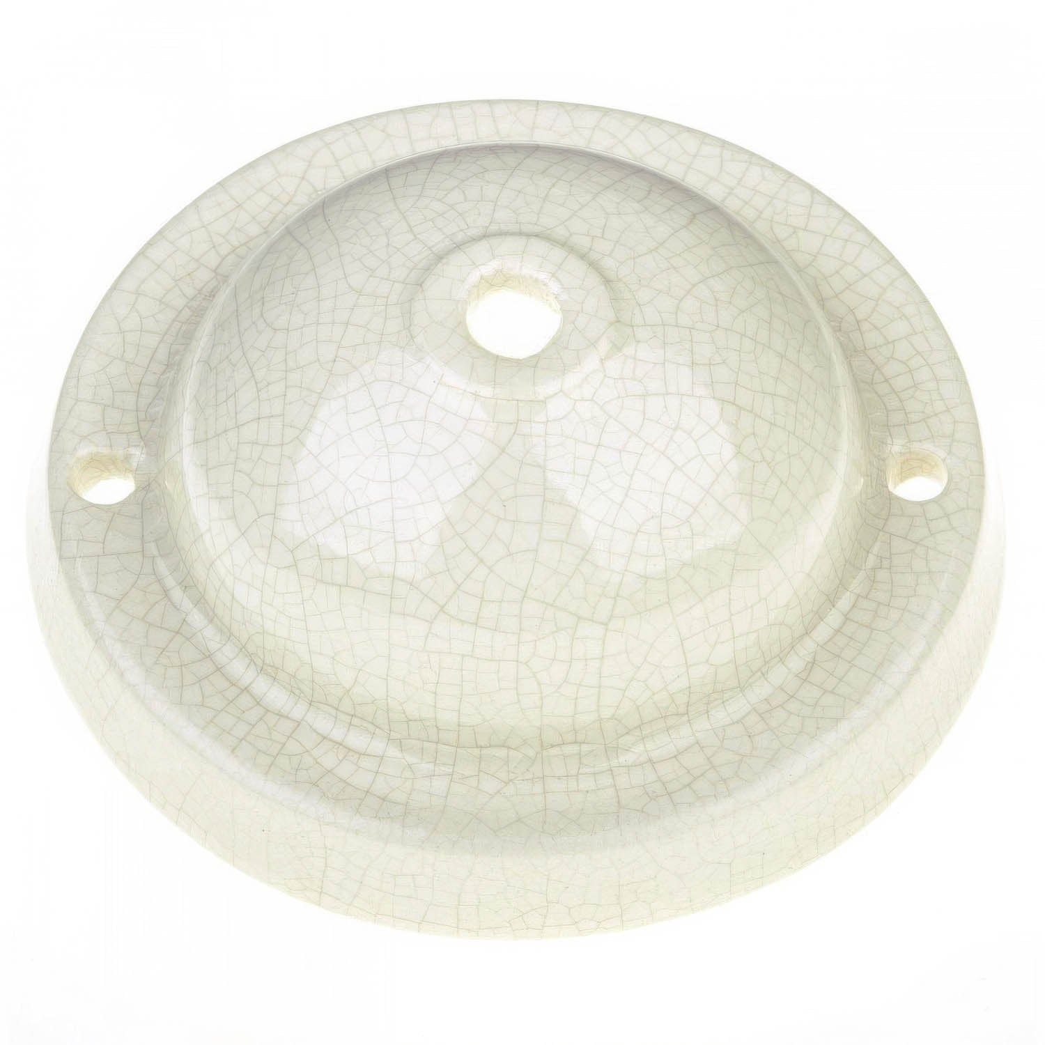 Kit rosone in ceramica semplice - Effetto Craquelet - Creative Cables