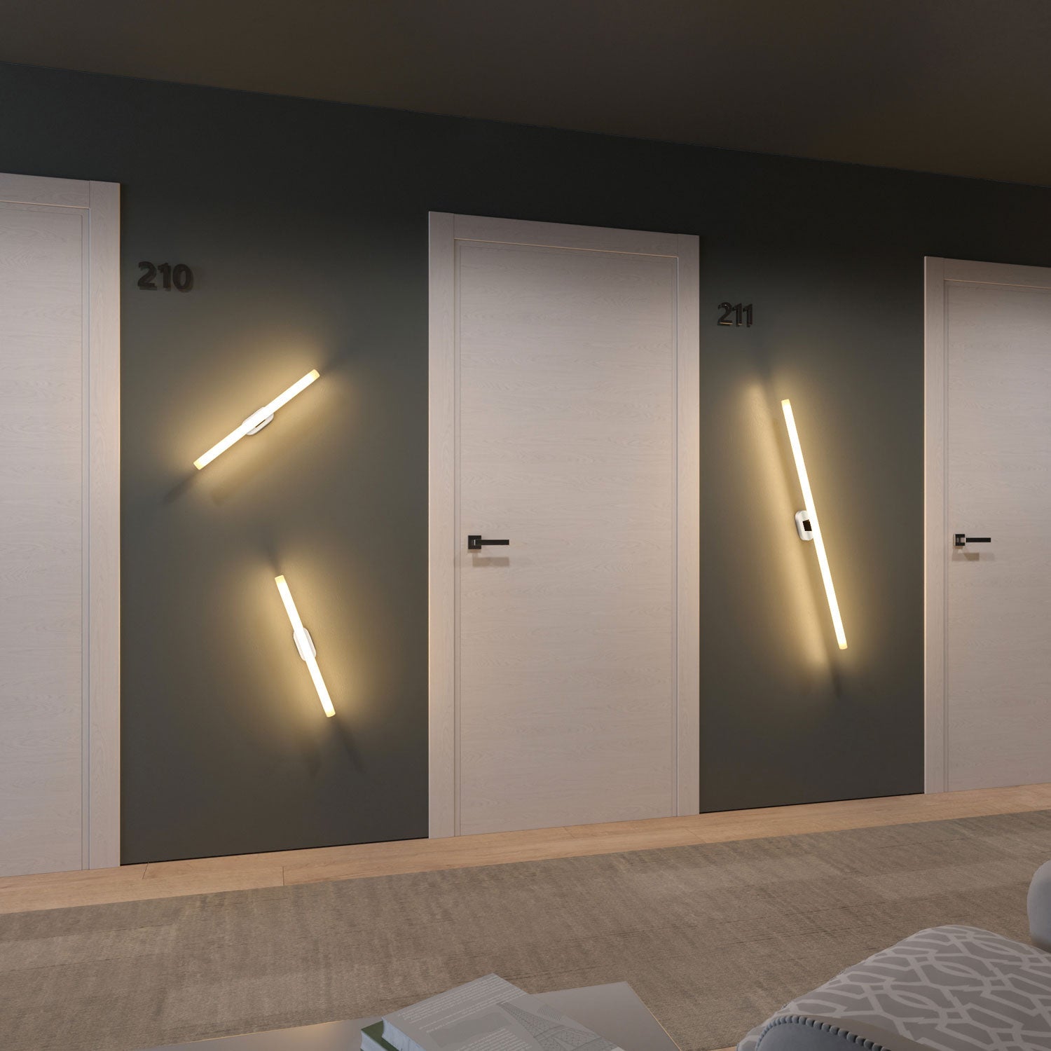 Kit rosone in legno ovale - Bianco - Creative Cables