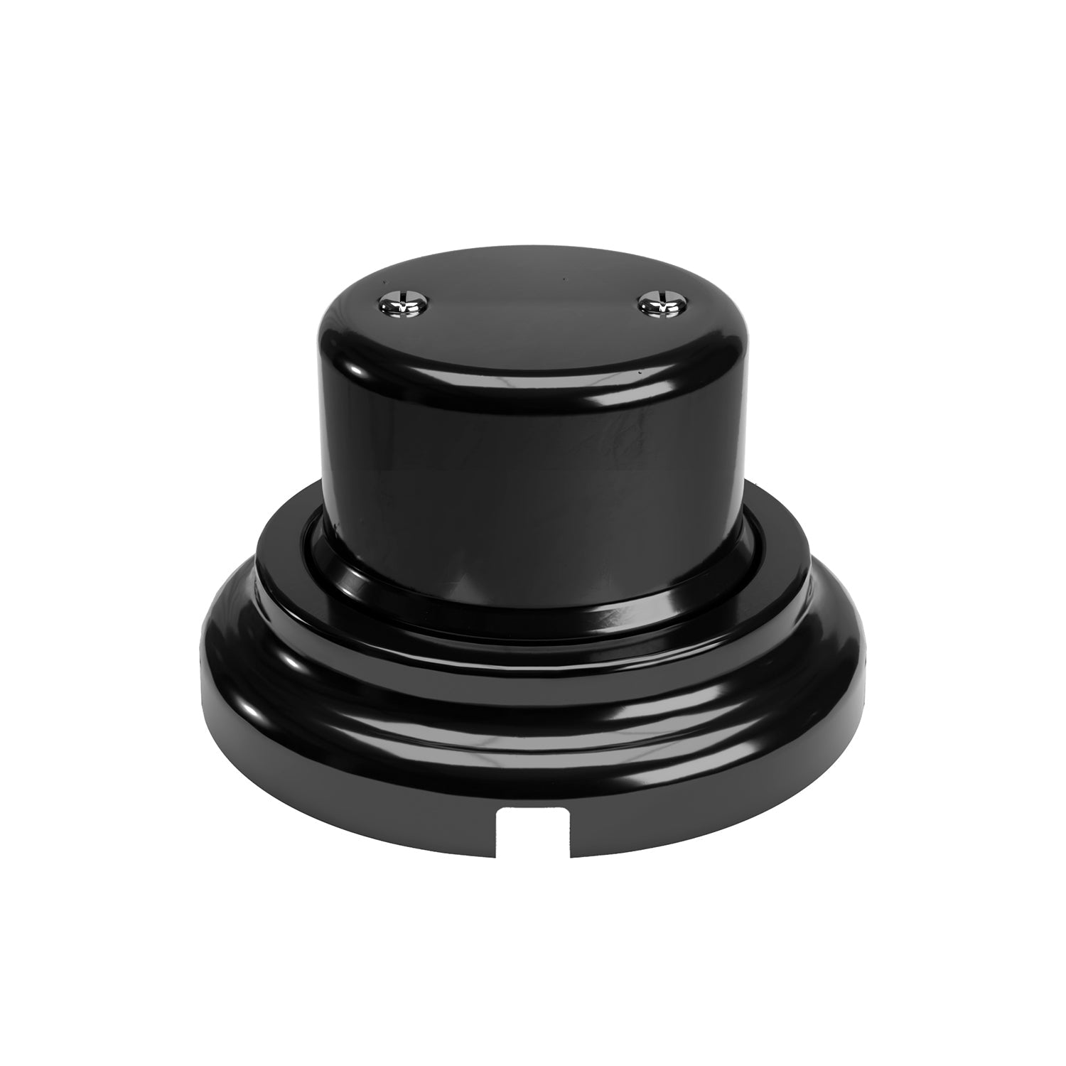 Kit scatola di derivazione e base in porcellana - Nero - Creative Cables