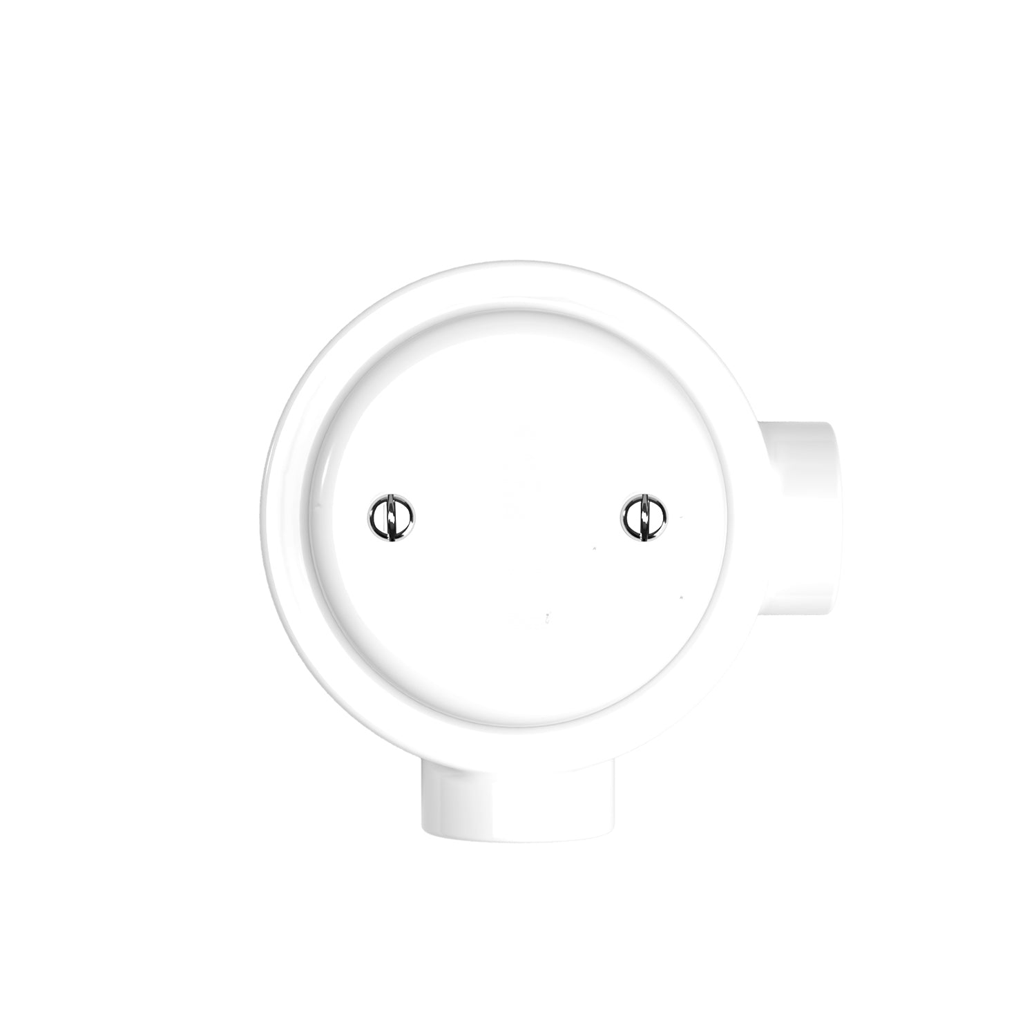 Kit scatola di derivazione e base per Creative - Tubes in porcellana - Bianco - Creative Cables