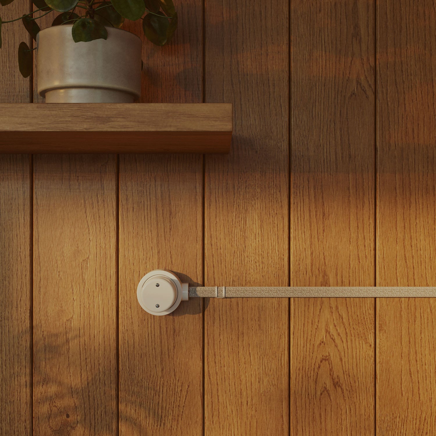 Kit scatola di derivazione e base per Creative - Tubes in porcellana - Bianco - Creative Cables