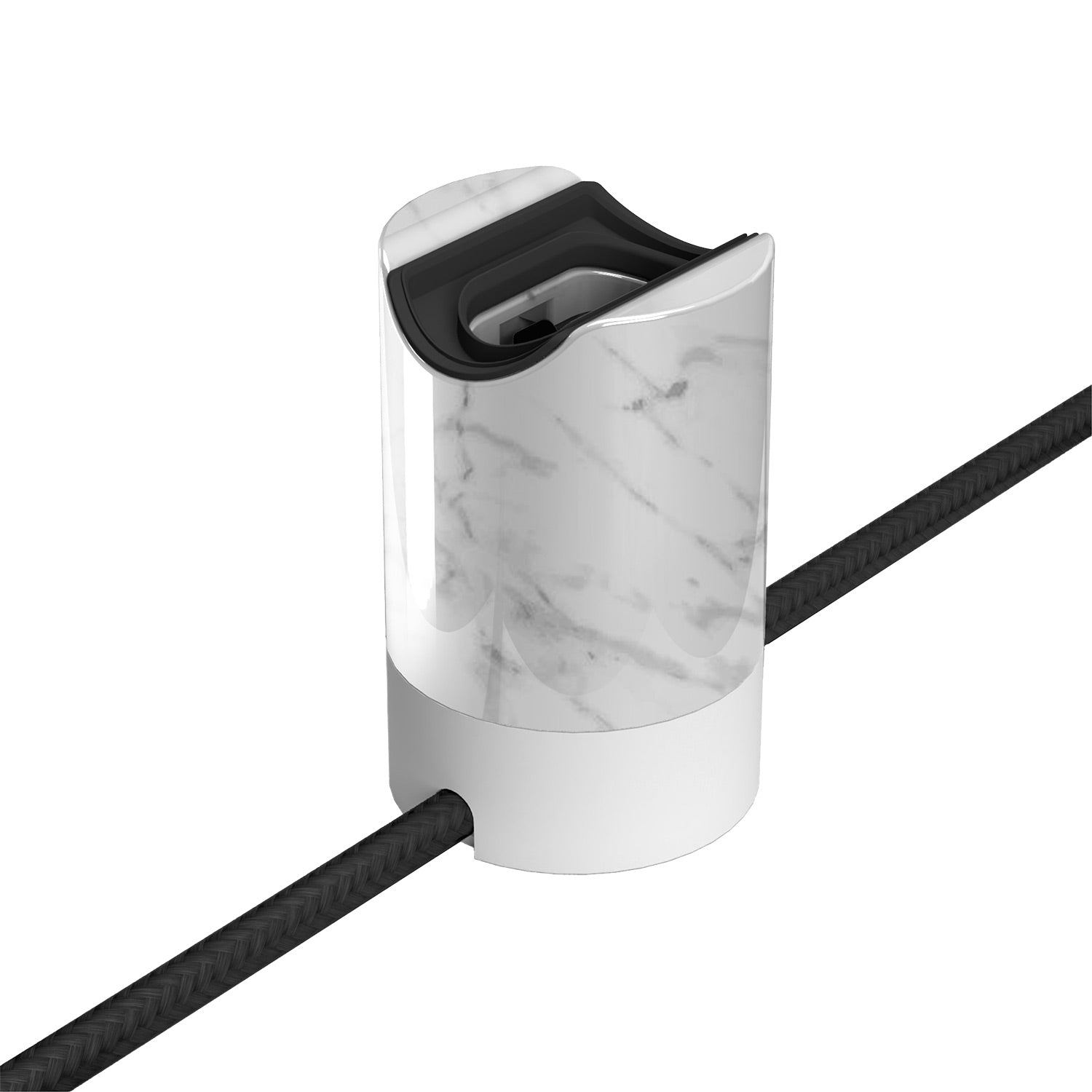 Kit Spostaluce esse14 con portalampada S14d - Effetto White marble