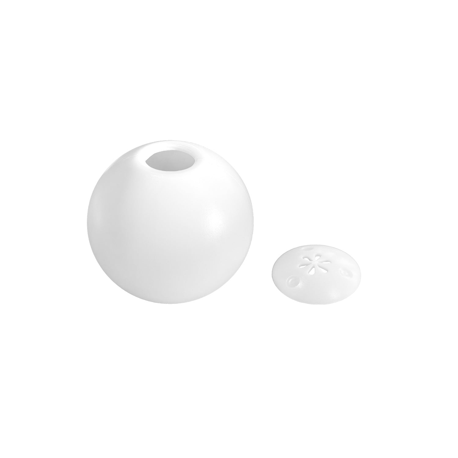Lampada da esterno Modulair IP65 a 3 cadute con paralumi infrangibili Unbreak-a-Ball - Bianco