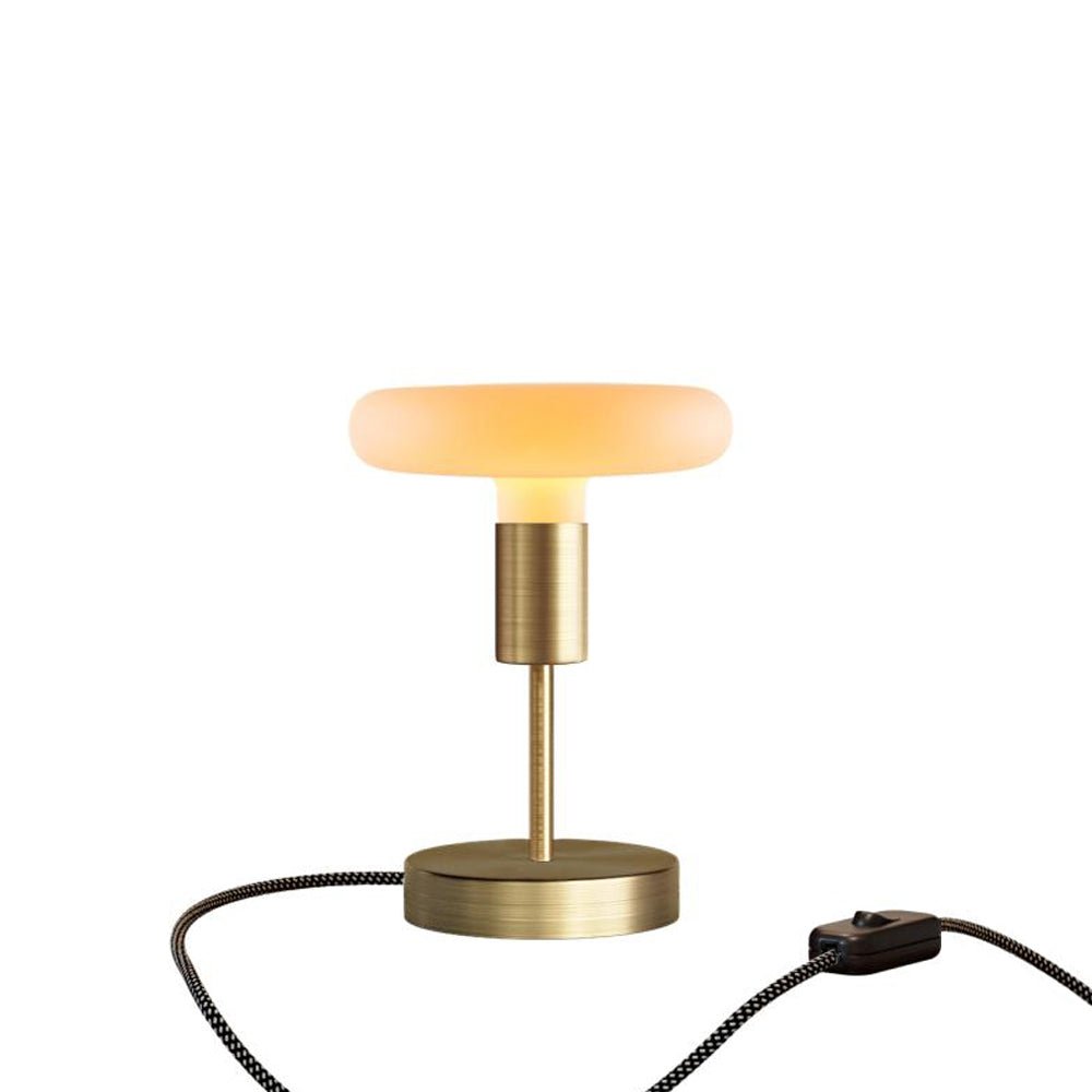 Lampada da tavolo Alzaluce Dash in metallo - Bronzo satinato - Creative Cables
