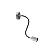 Lampada Mini faretto SPOTLIGHT GU1d0 Flex 30 da parete e soffitto - Titanio satinato