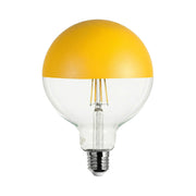 Lampadina LED Maria G125 4,8W 806Lm E27 2700K Dimmerabile - Giallo - Creative Cables