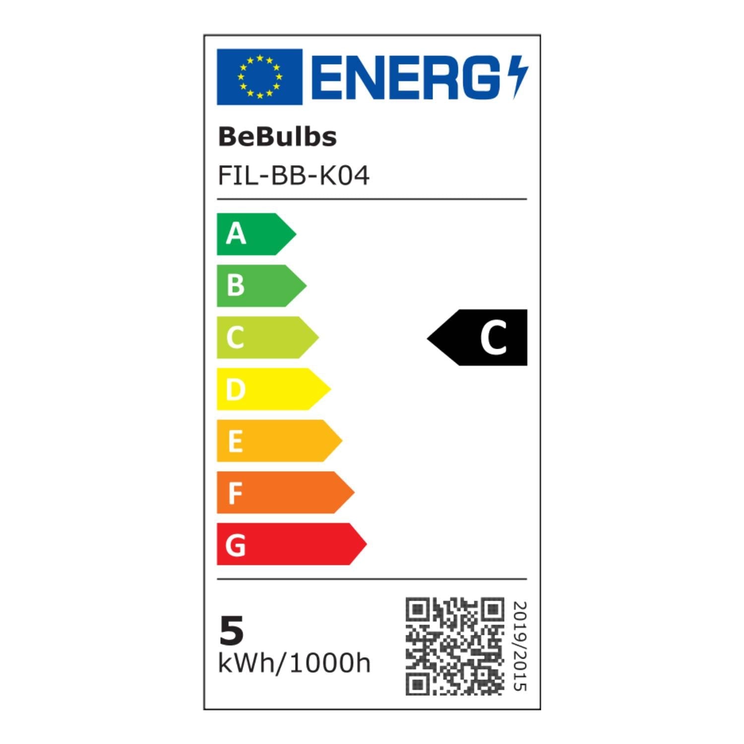 Lampadina LED Maria G125 4,8W 806Lm E27 2700K Dimmerabile - Panna
