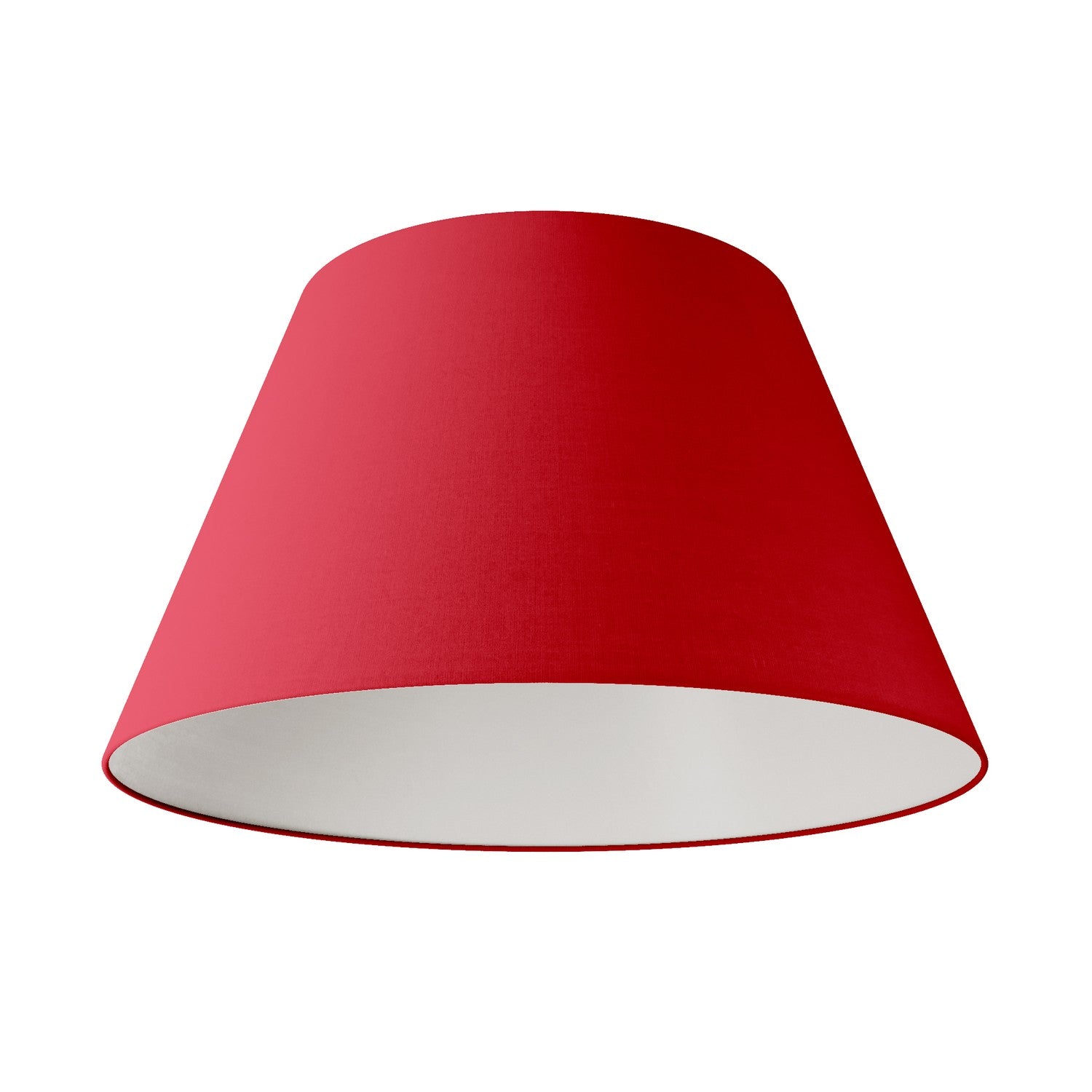 Paralume Impero L per sospensione con attacco E27 - Made in Italy - Teletta Rosso