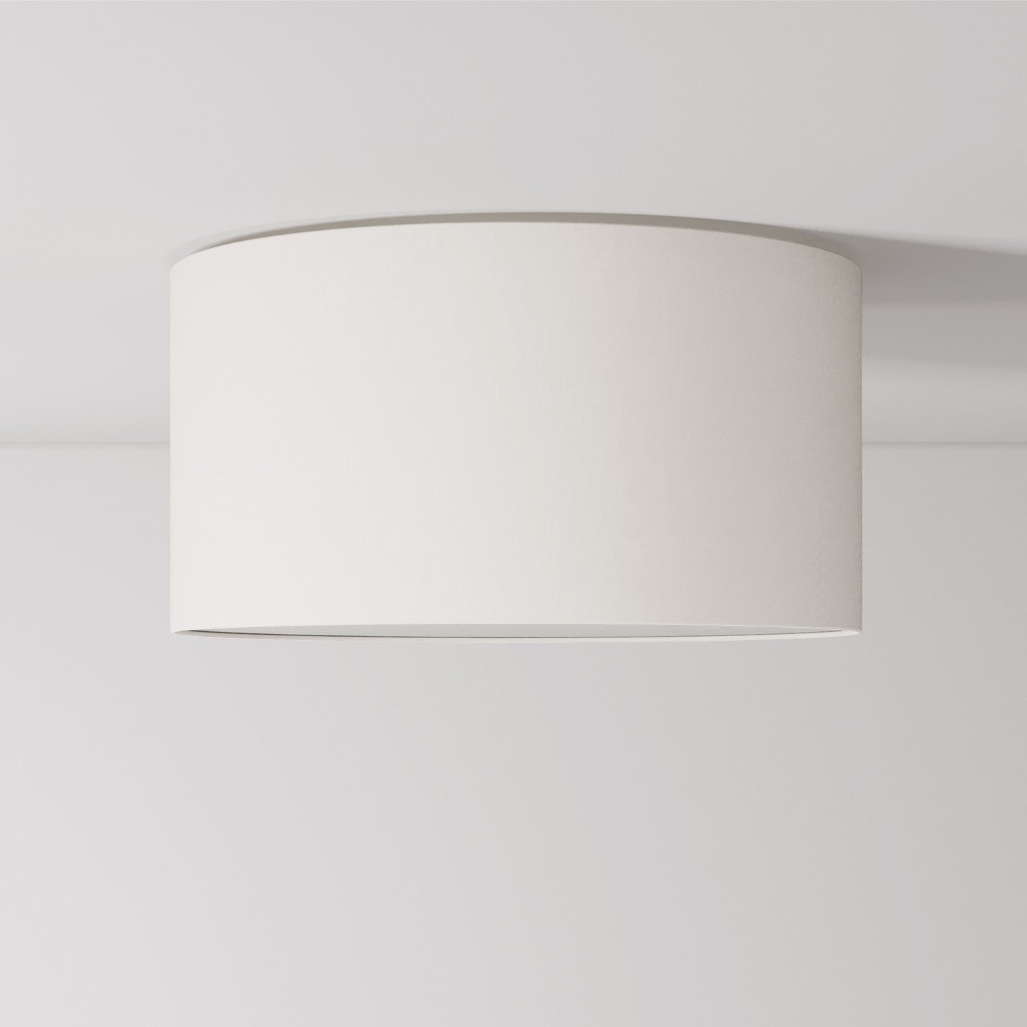 Plafoniera in tessuto Medium Arenal sabbia - Made in Italy