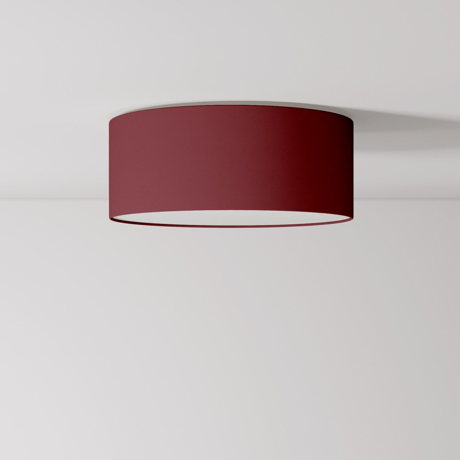 Plafoniera in tessuto Small - Made in Italy - Arenal Bordeaux - Creative Cables