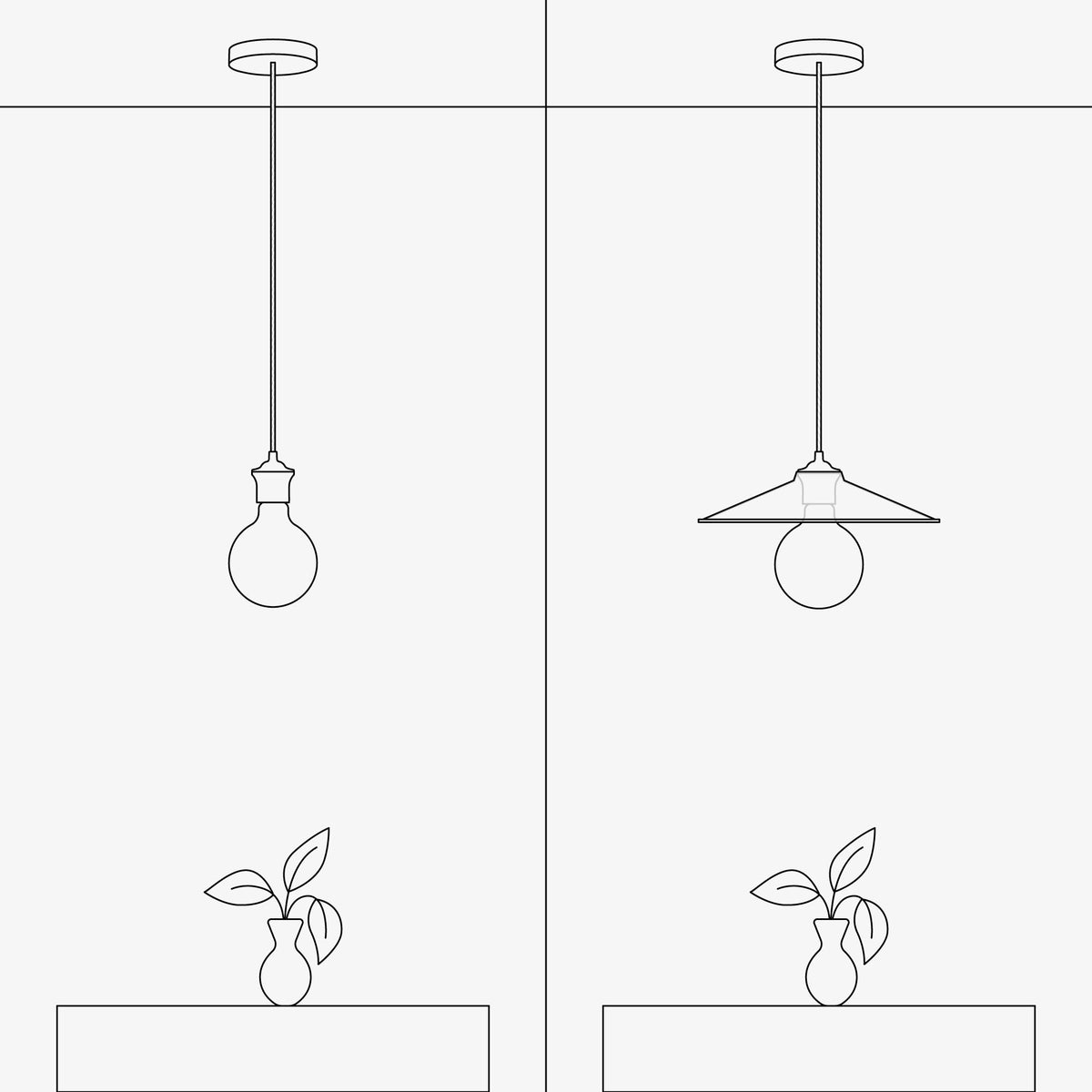 Portalampada E27 Pagoda in termoplastico con doppia ghiera - Bianco