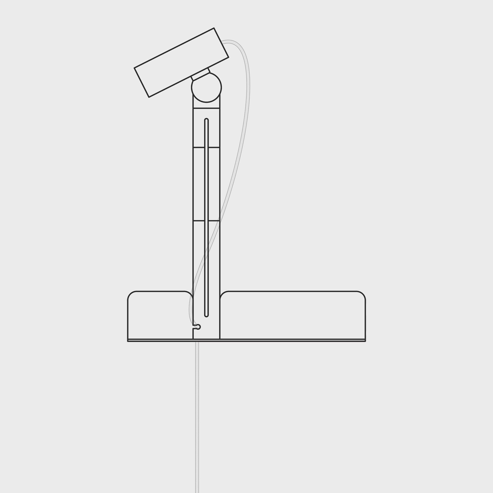 Cargar vídeo: Aplique de pared con balda y foco magnético orientable - Murio Tubo - Verde