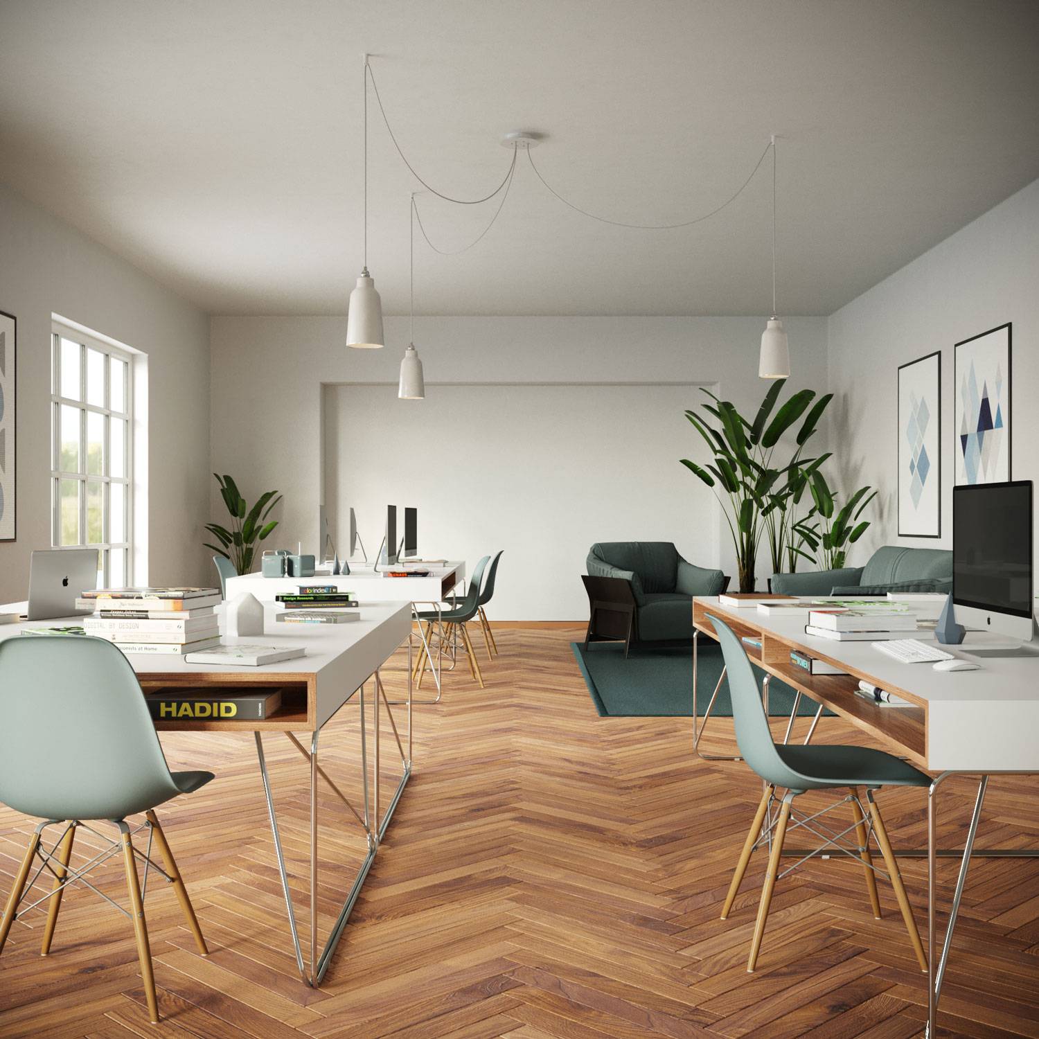 Rosone Rose - One rotondo, diametro 200 mm con 3 fori e 4 fori laterali - Bianco opaco - Creative Cables