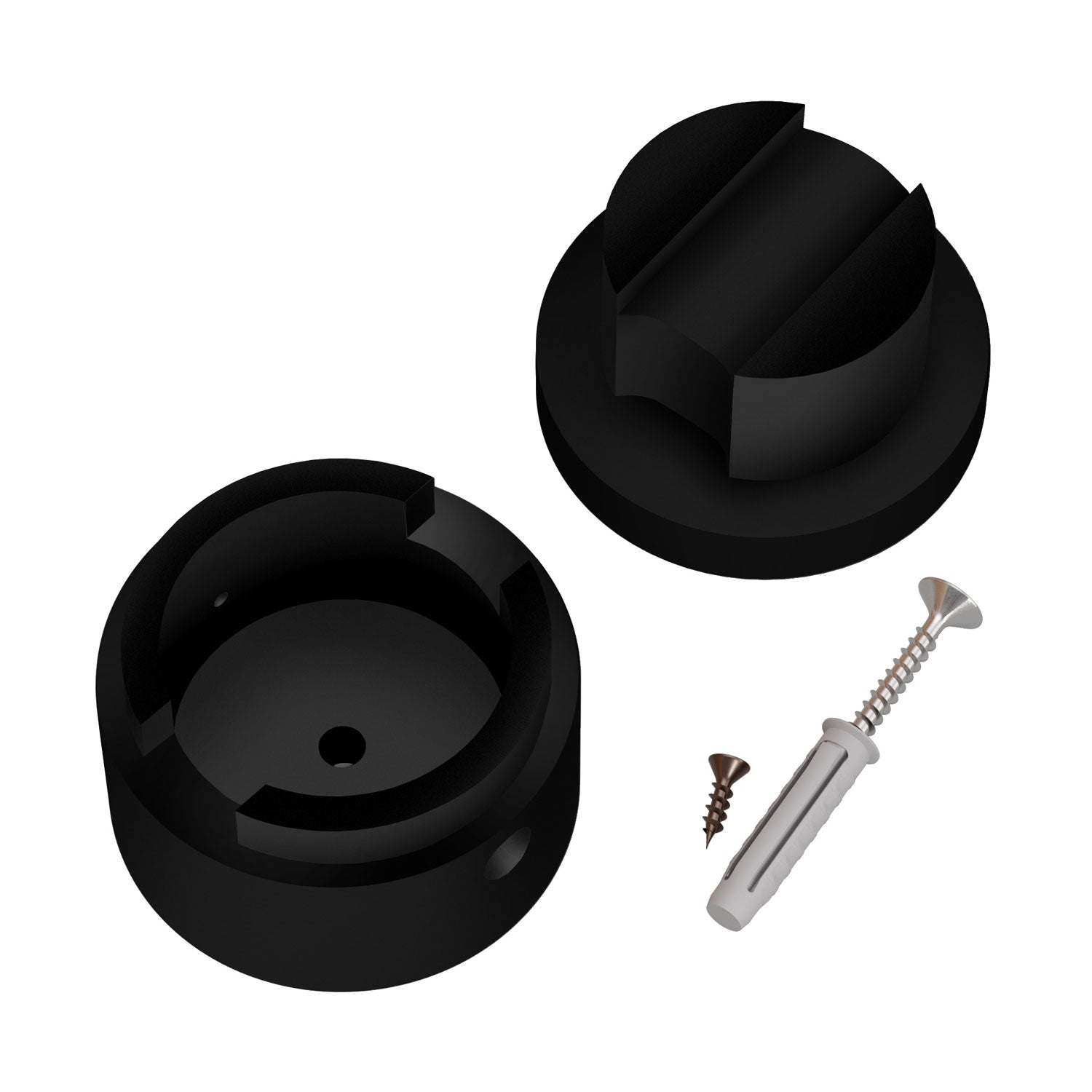 Terminale in legno per cavo per catenaria e sistema Filé. Made in Italy - Nero