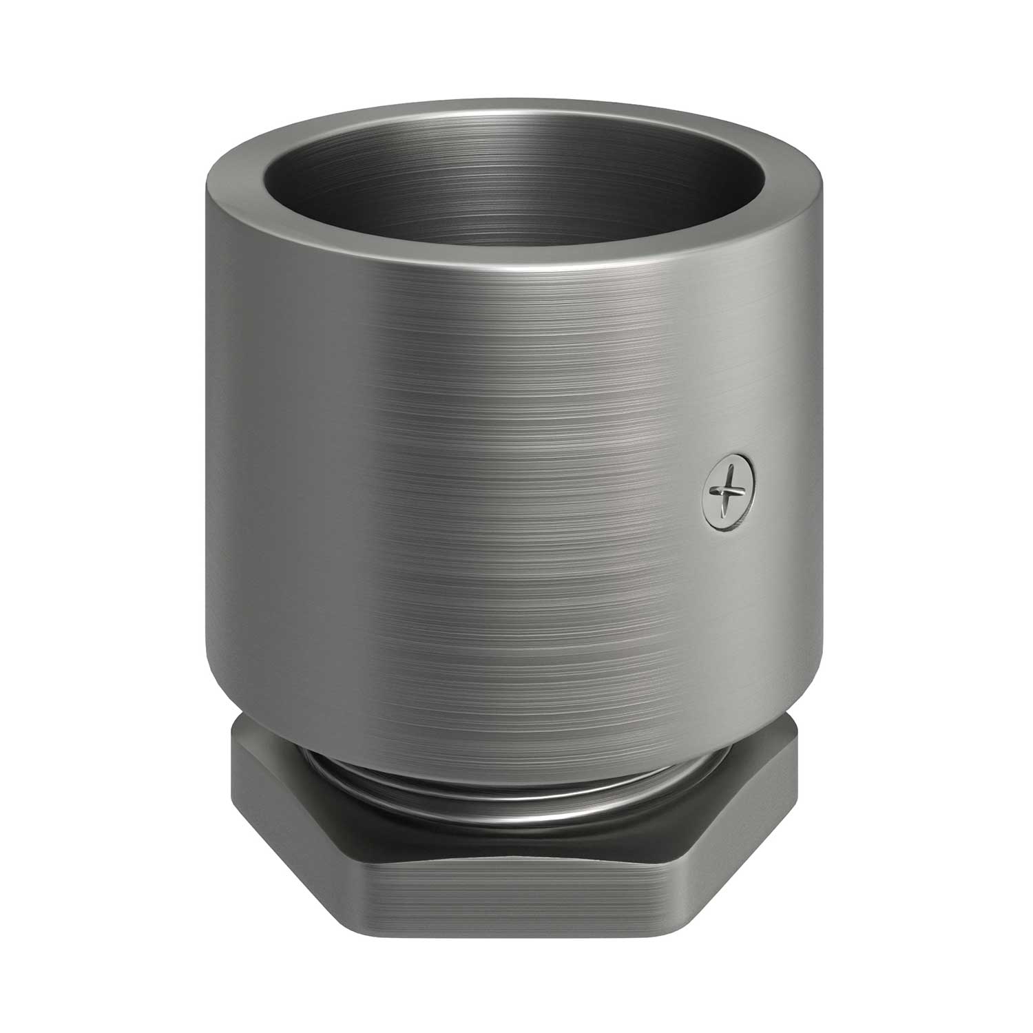 Terminale in metallo con filetto M20 per Creative - Tube, con viti stringitubo - Creative Cables